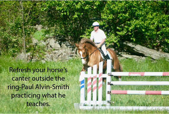 The Four Beat Canter Increasingly Common Refresh your horse's canter outside the ring-
Paul Alvin-Smith practicing what he teaches.
