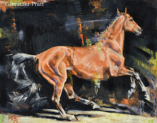 The World of Equine Art by Juliet R. Harrison In the Moment #8 by Jennifer Pratt