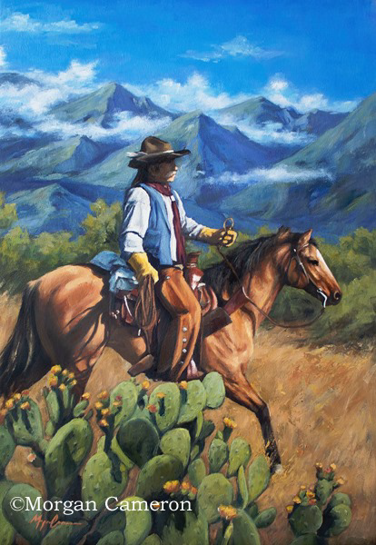 The World of Equine Art by Juliet R. Harrison View From The Valley by Morgan Cameron